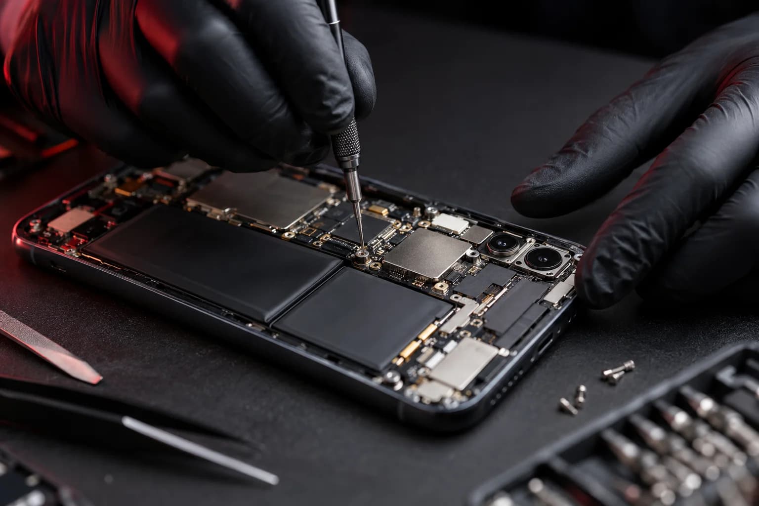 Riparazione professionale di uno smartphone